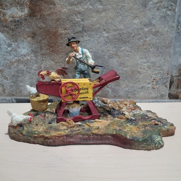 Ertl Foxfire Farm Figurine Easy Pickins Lowell Davis 1995 - Picture 5 of 15